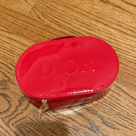 Dior Glossy Red Cosmetic Case - Picture 2 of 6